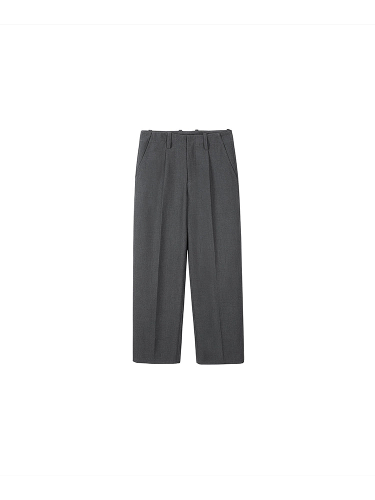 PLUS NO LOGO Commuter Loose Straight Trousers