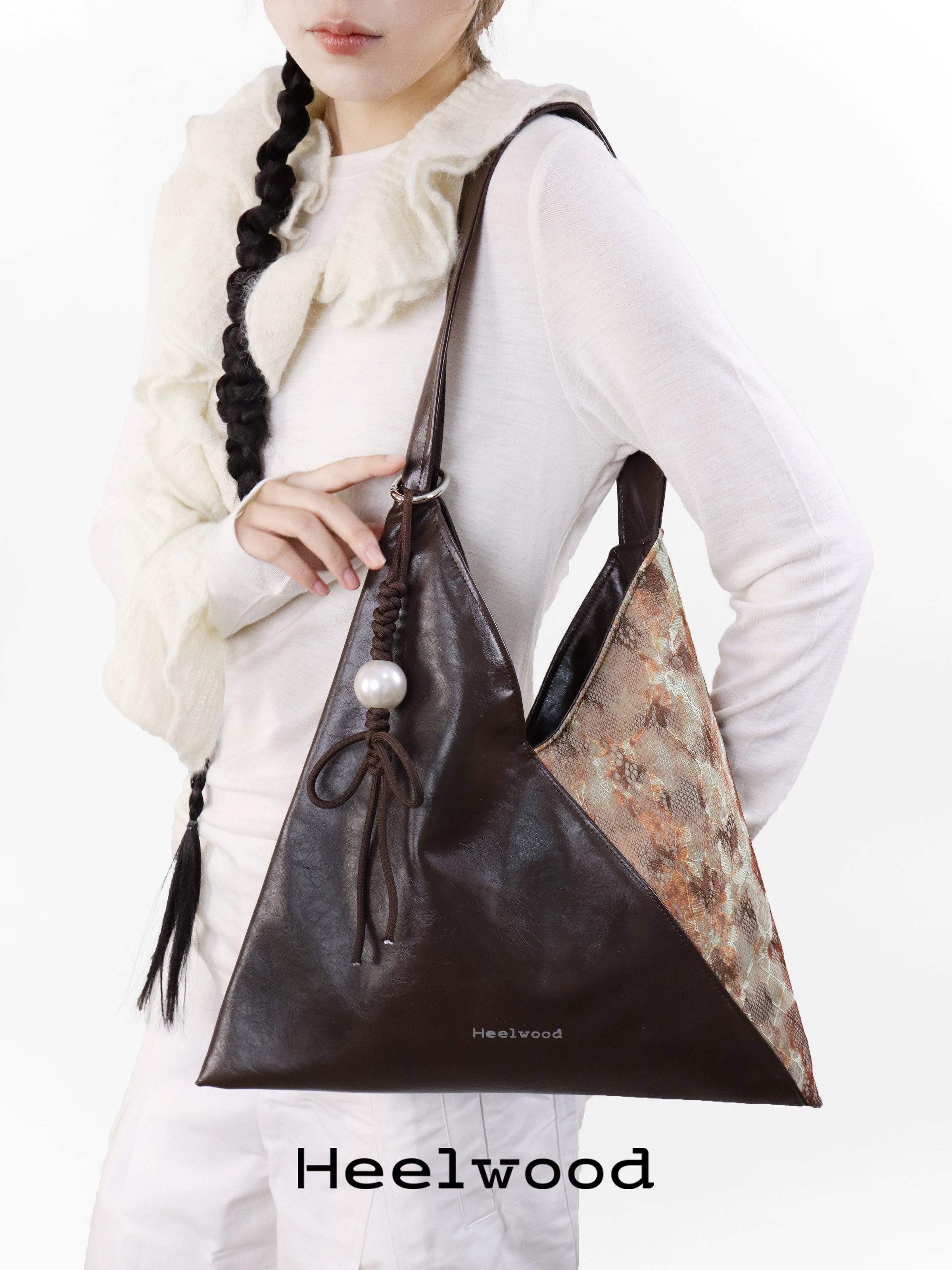 Heelwood Colour Matching Knot Shoulder Bag