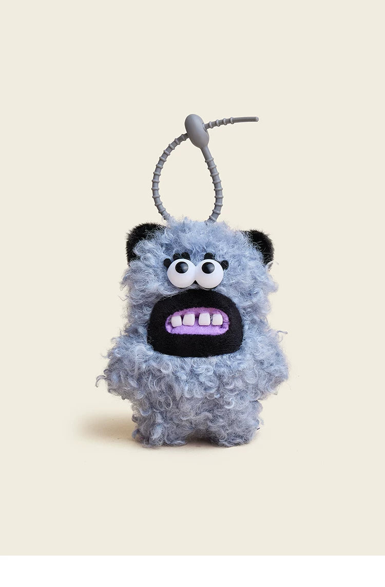 HAVEROSE Missing Teeth Plush Decorative Pendant