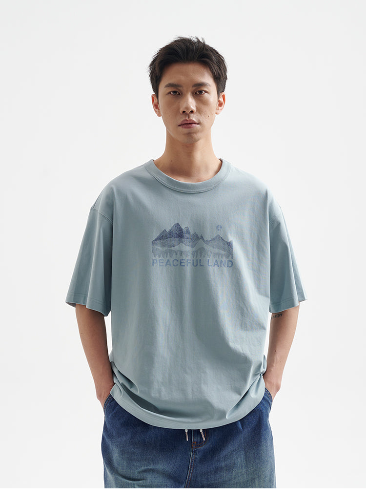 BUTTBILL 25SS Mountains non-sensory water pulp Sorona UPF50 Tee