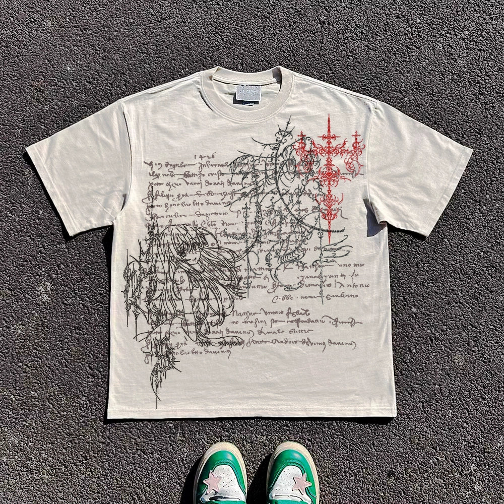 Wang Youbing Studio! KARA 260g 100% Cotton Tee