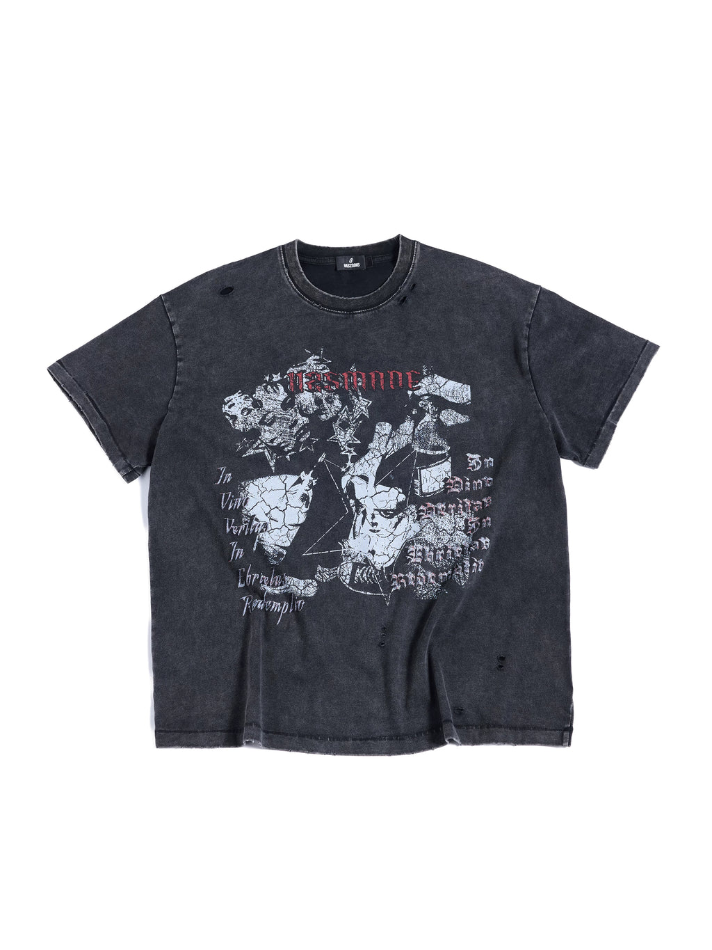 HAS2SONS Crew Neck Loose Casual Tee