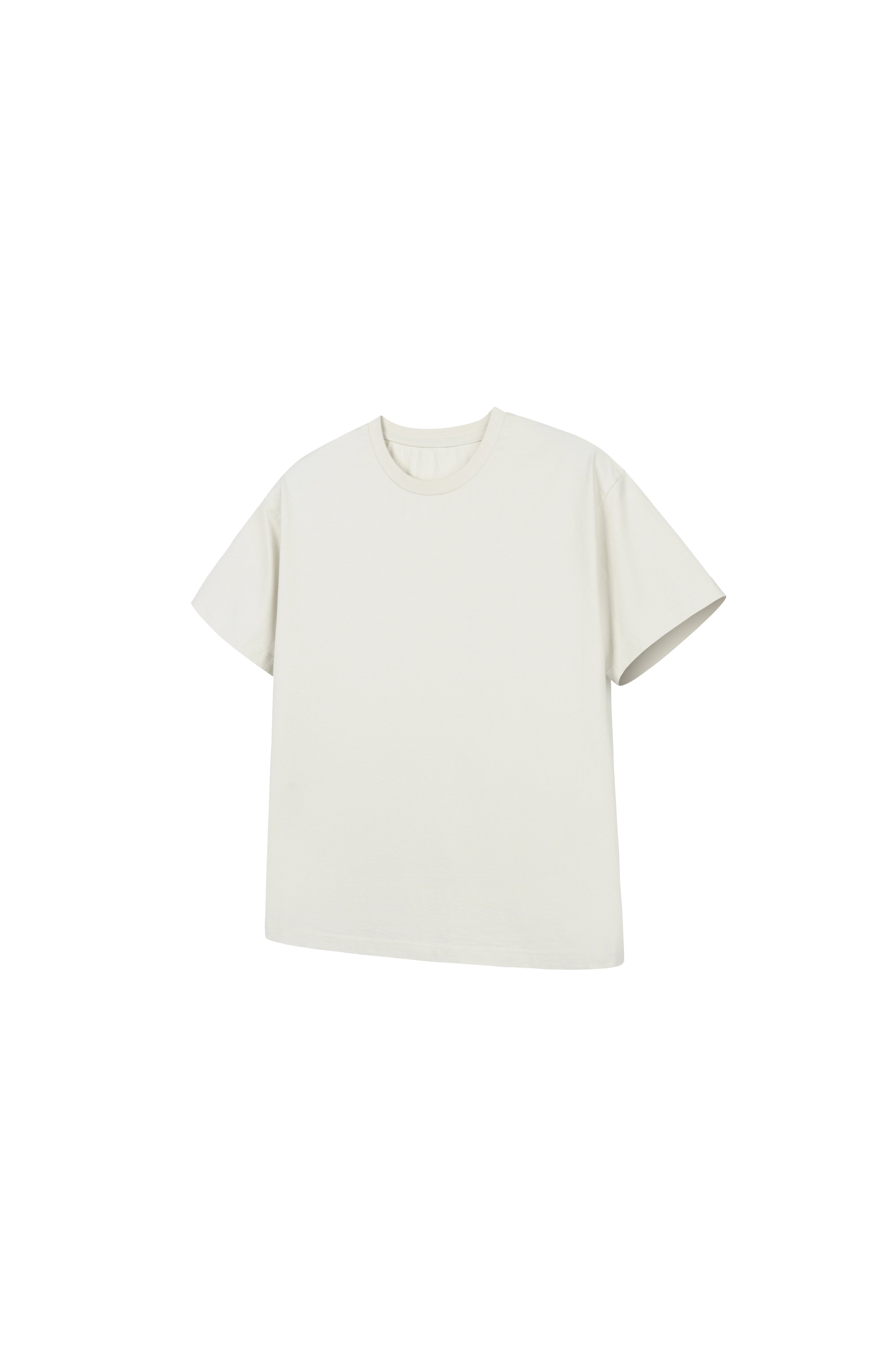 NOT UGLY Solid Color Basic Short Wide Tee