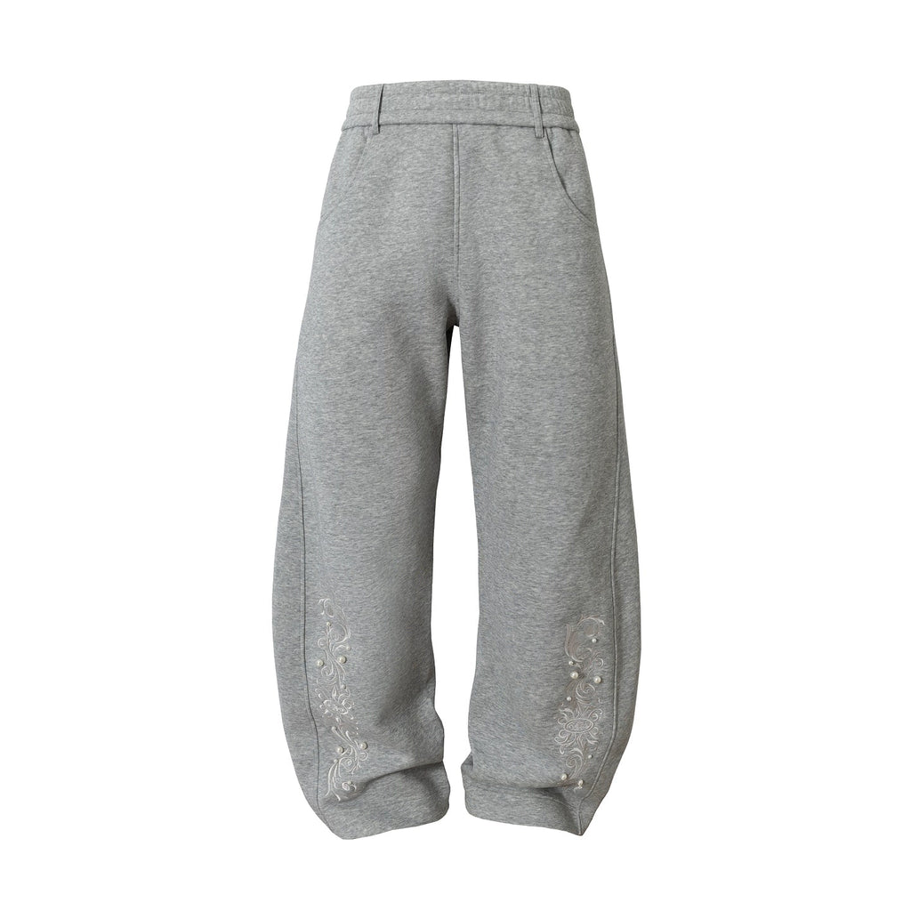 YADcrew Vintage Casual Pearl Scimitar Sweatpants