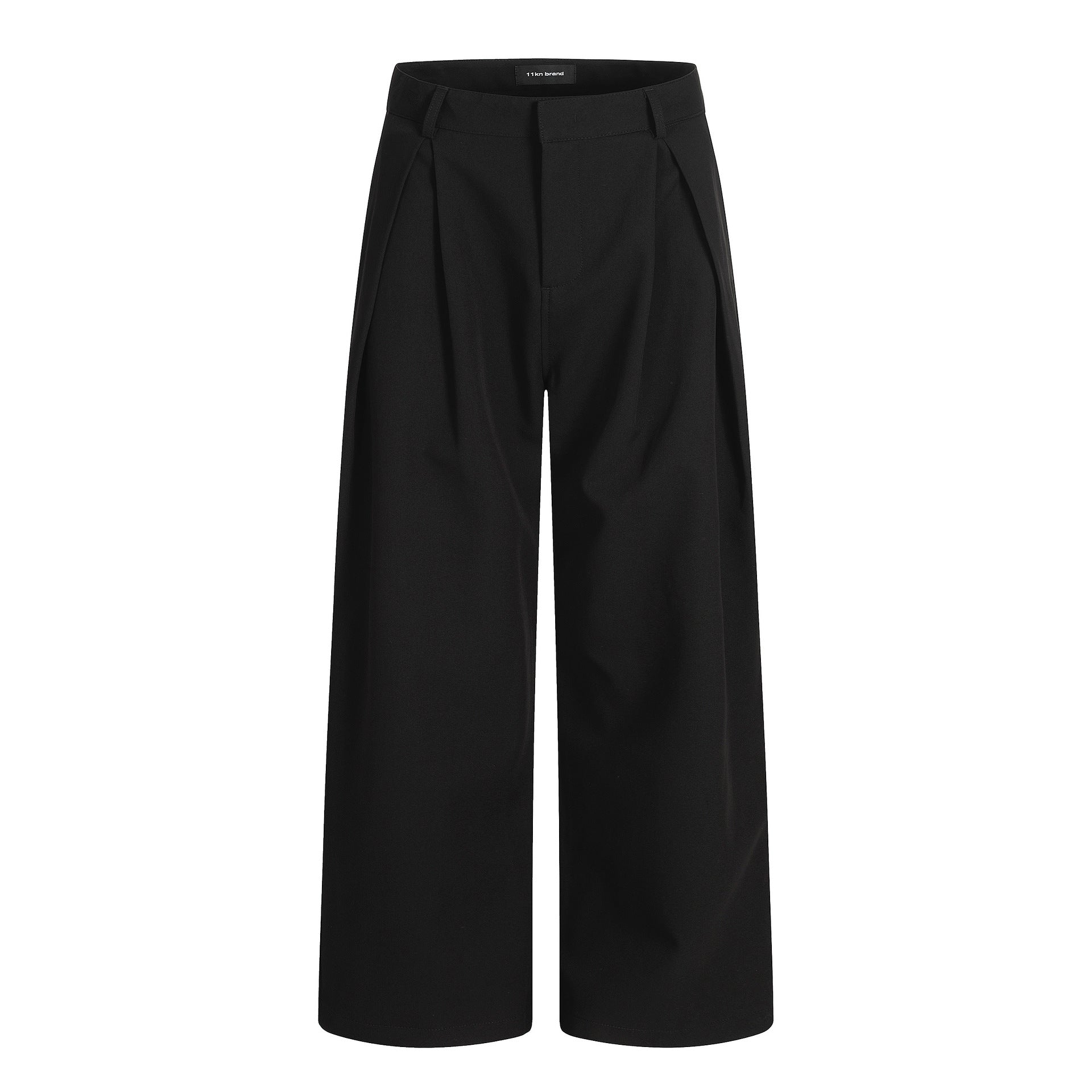 11KN Drape Pleated Loose and Thin Trousers