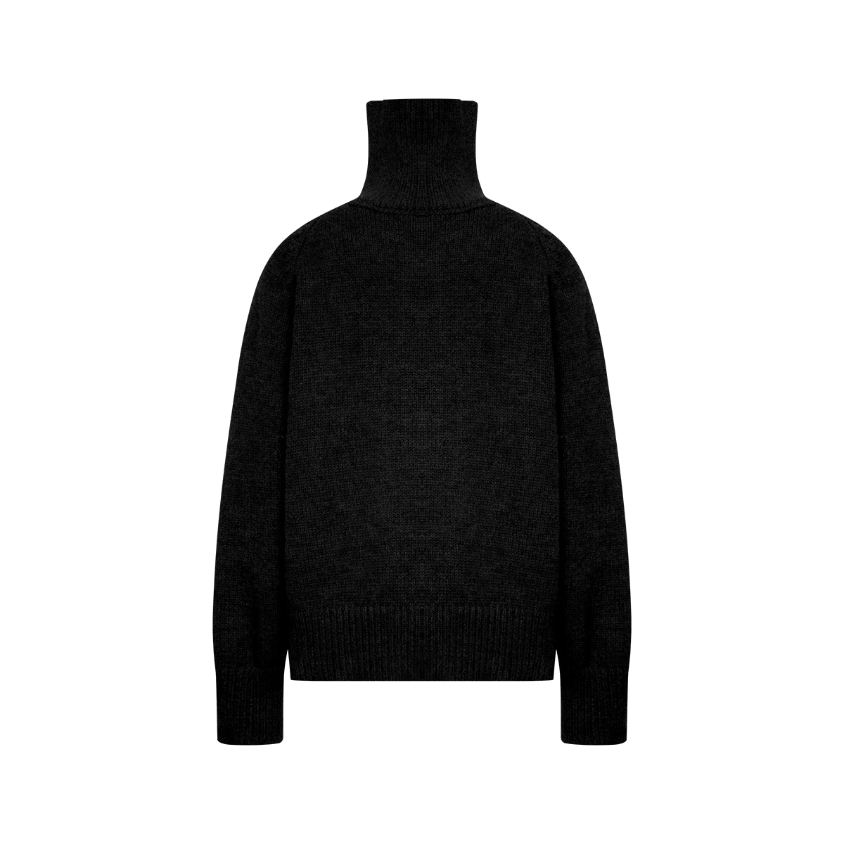 FUNKYFUN Loose-sleeved Turtleneck Knitted Sweater