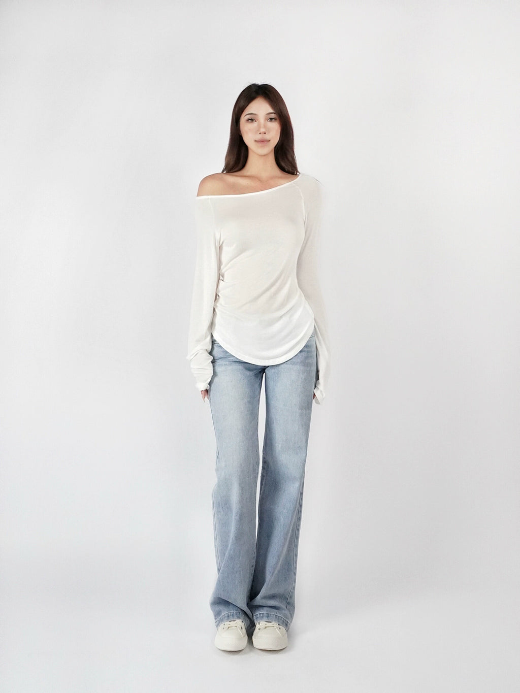 Jim Kennet Low Waist Straight Skinny Jeans