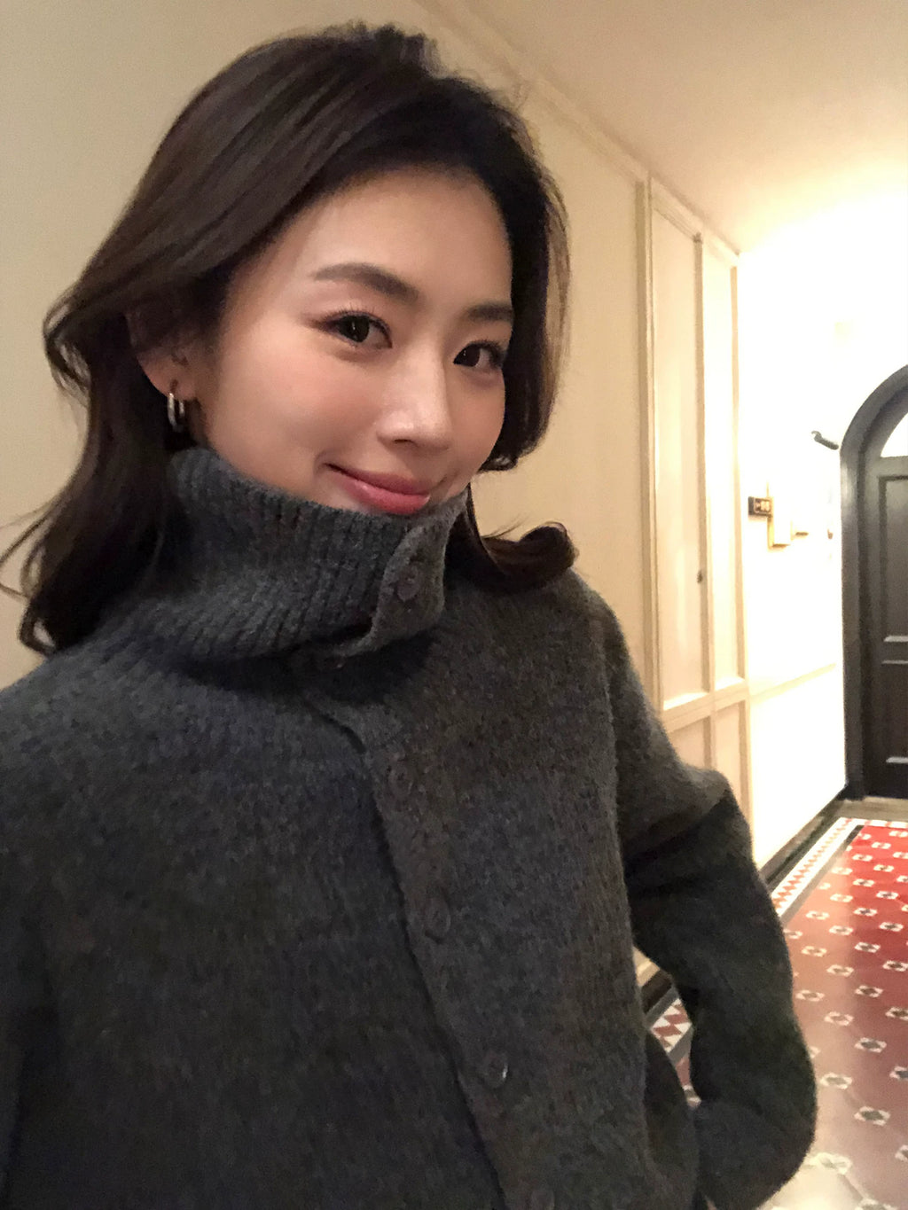 Pusumede Vintage Lapel Loose Temperament Jacket