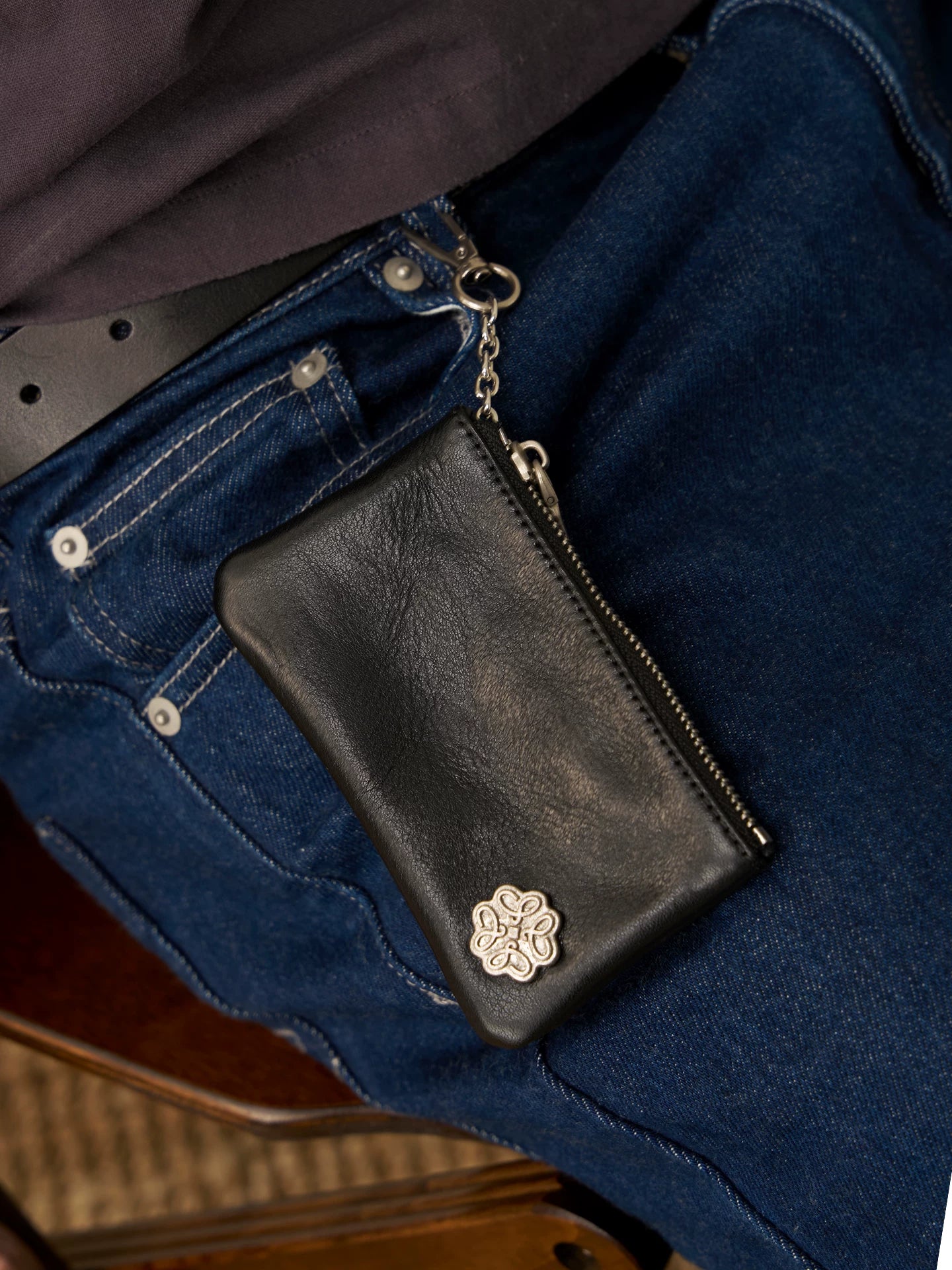 GOODLIVEABLE First-layer Cowhide Portable Wallet