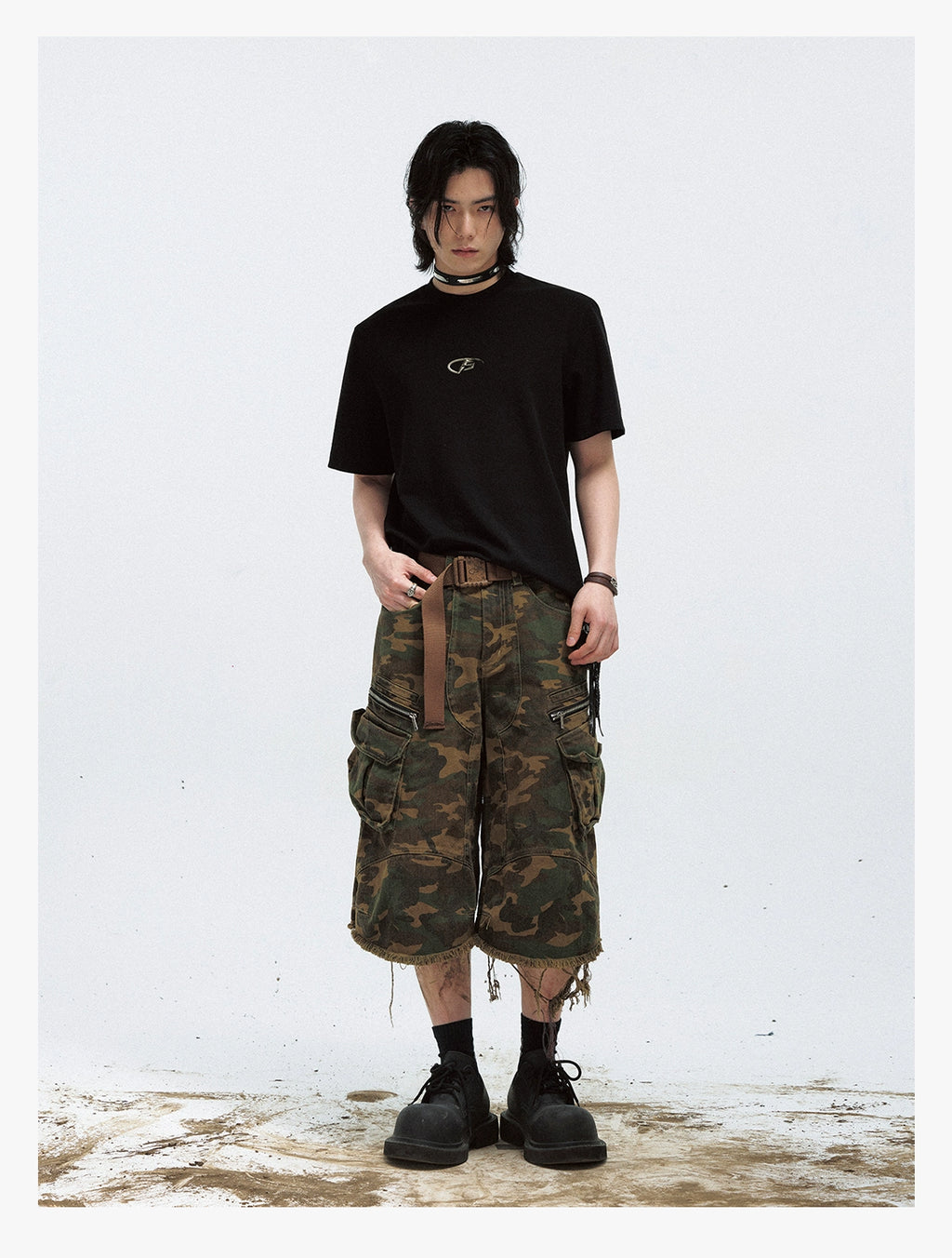 PEOPLESTYLE Vintage Trend Woven Canvas Tactical Belt