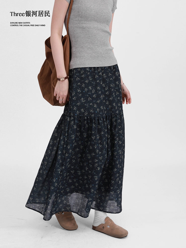 Three Gentle Korean Floral Skirts