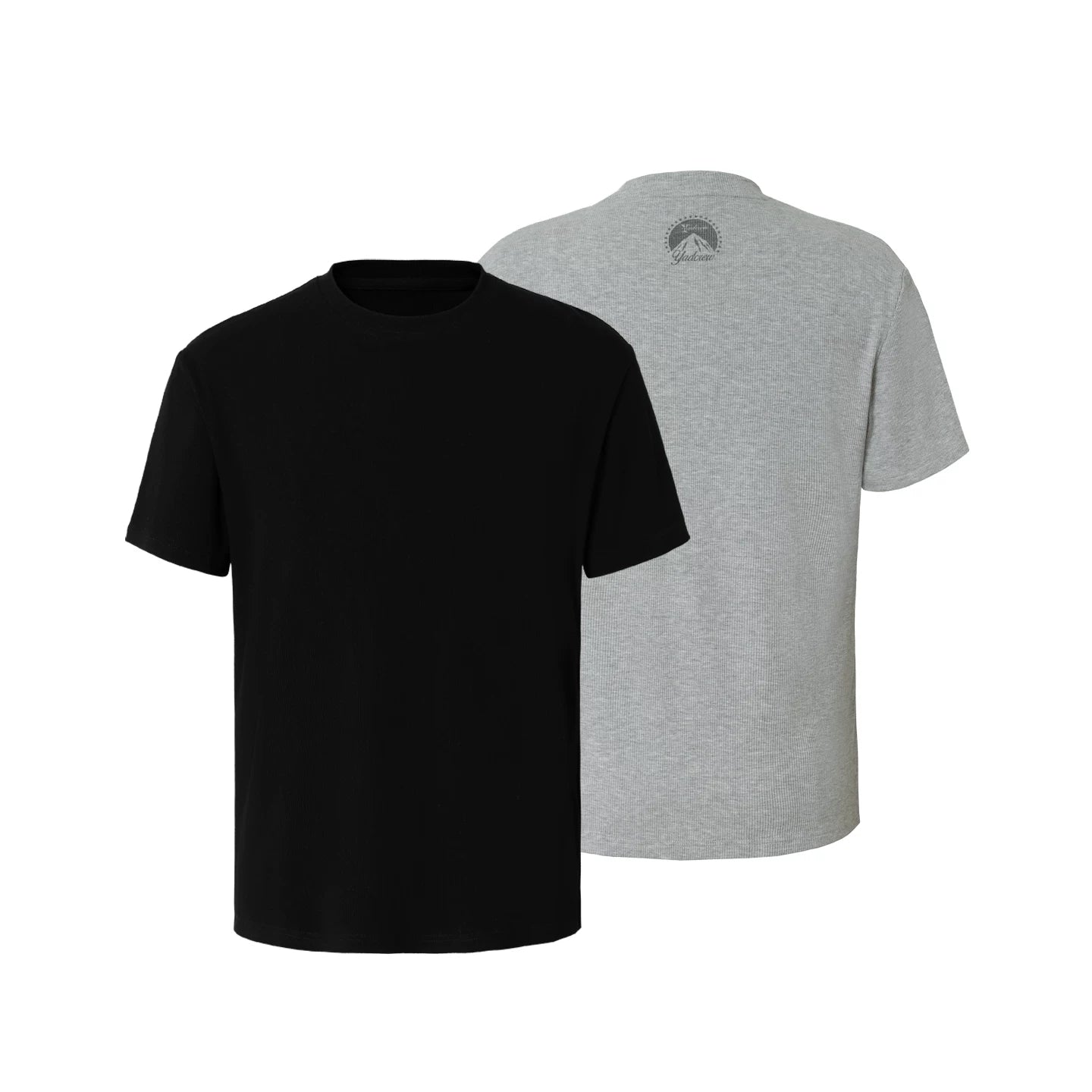 YAD Spoof Snow Mountain Print Slim Tee