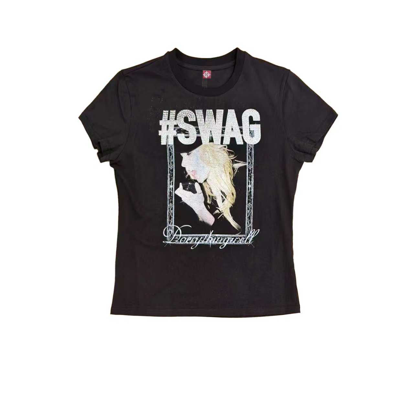 DETW Retro Hot Drill Front Shoulder Slim Tee