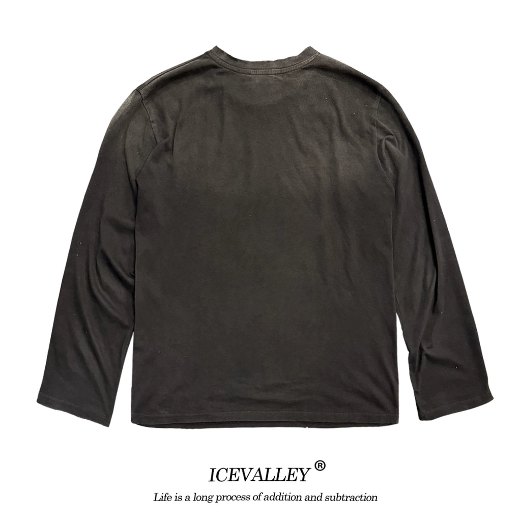 Wang Youbing Studio! ooootd 260g 100% Cotton Long sleeve Tee