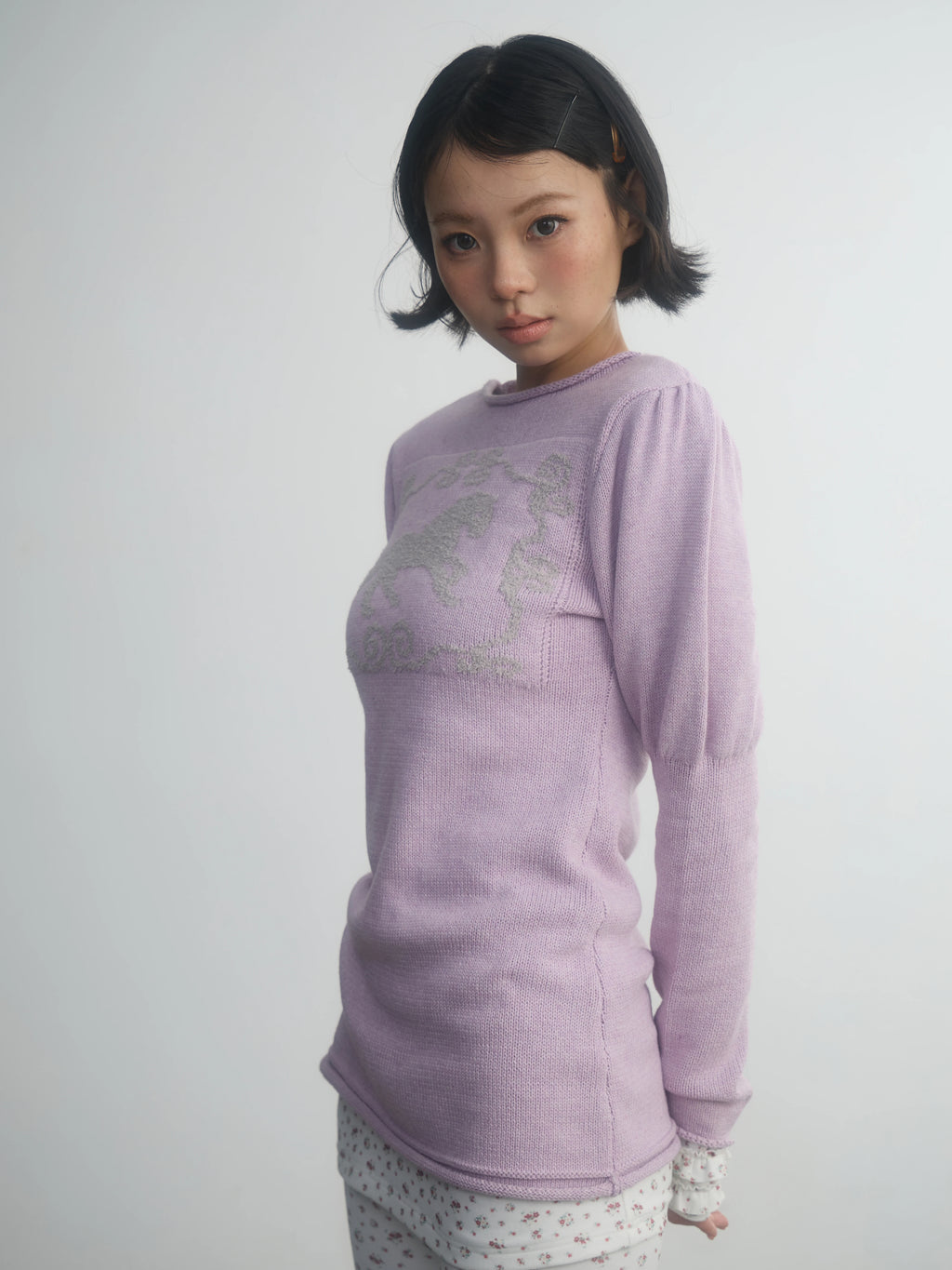 In Two Twos Fake Two Medium and Long Pony Sweaters