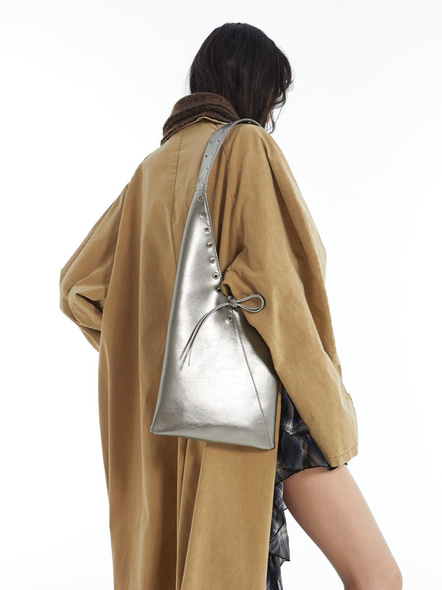 DirtySix Cow Split Weather trotro triangle vaporwave punk bag