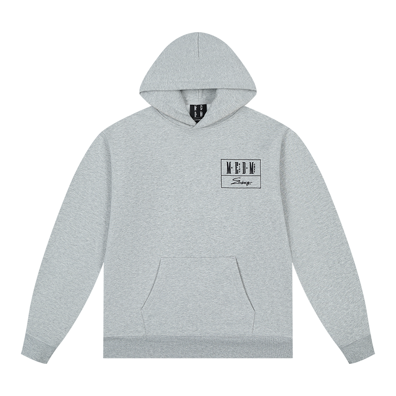 MEDM Flower-type Embroidered Hooded Sweater Casual Suit