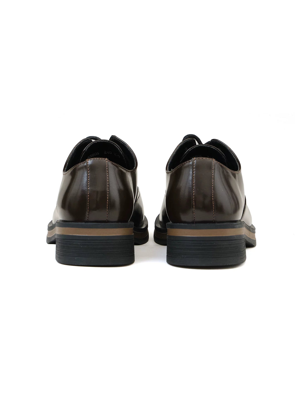 LIVINGTOWN Simple Niche Round Head Leather Shoes