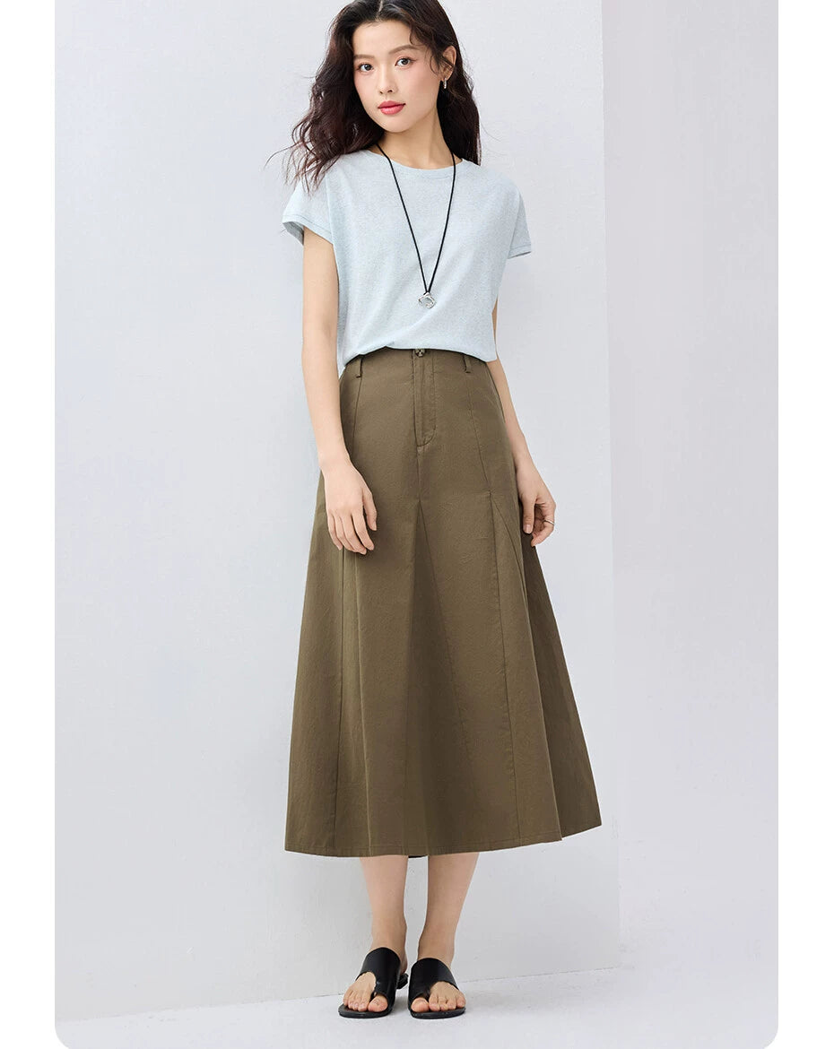 Giordano's A-line Skirt Is A Bone-breaking Thin Skirt