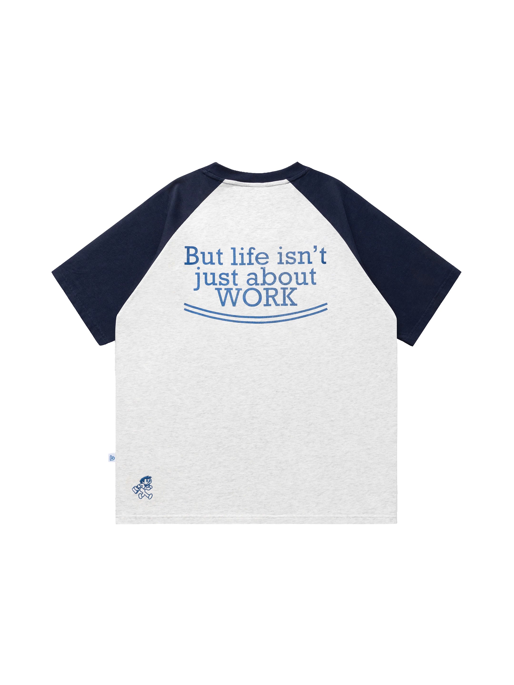 BENT IDEA Shoulder Casual Versatile Tee