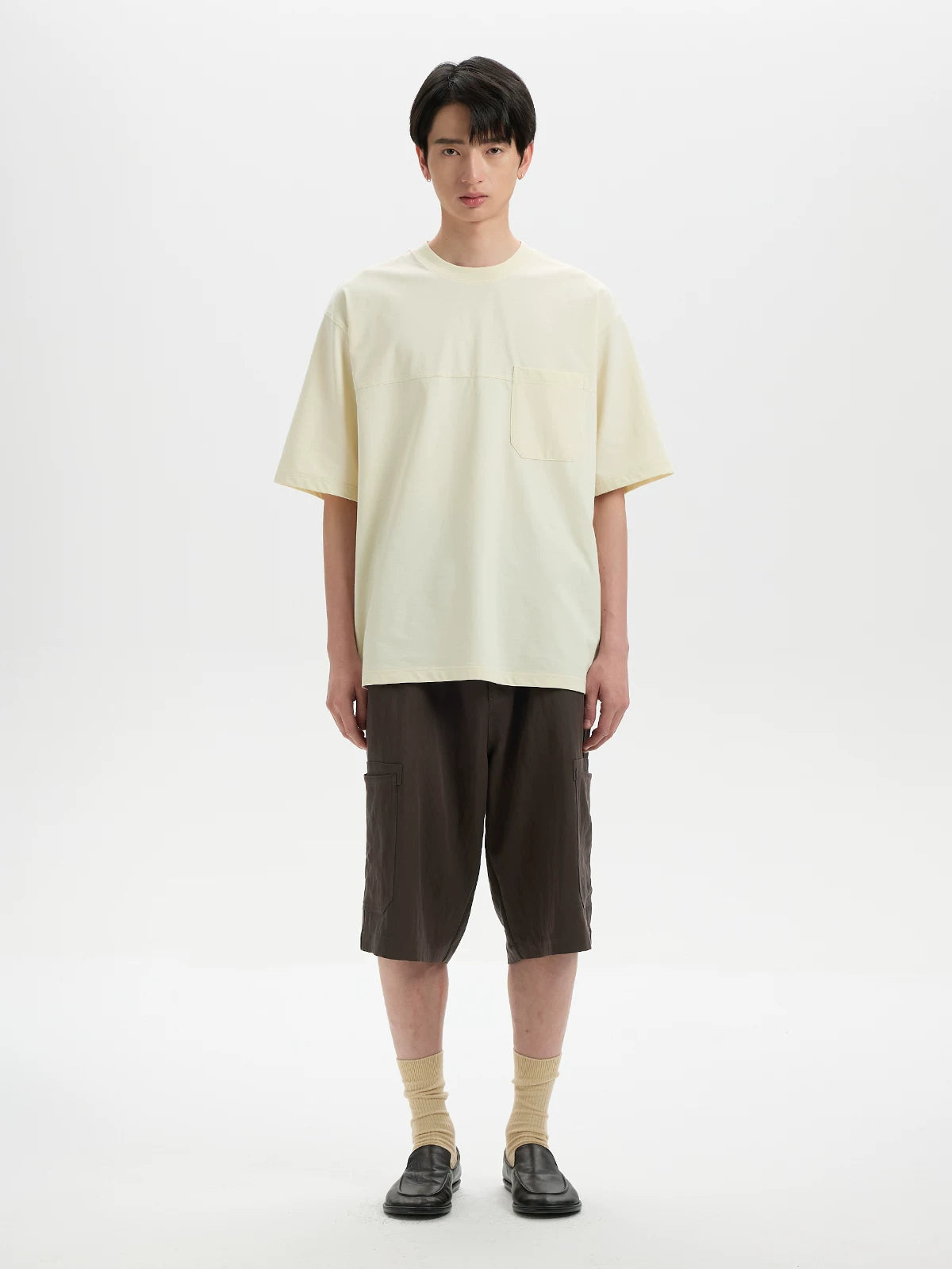 BUTTBILL Retro Simple Loose Tee