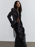 JNYLON Retro Elegant Two-piece Skirt