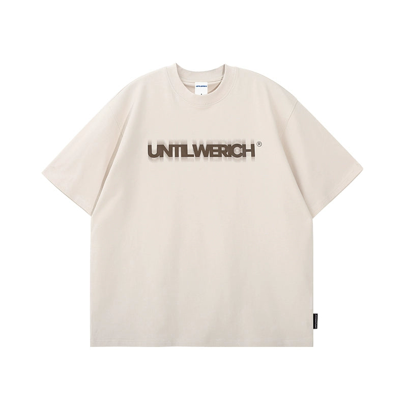 Untilwerich Crewneck Print Small Neckline Tee