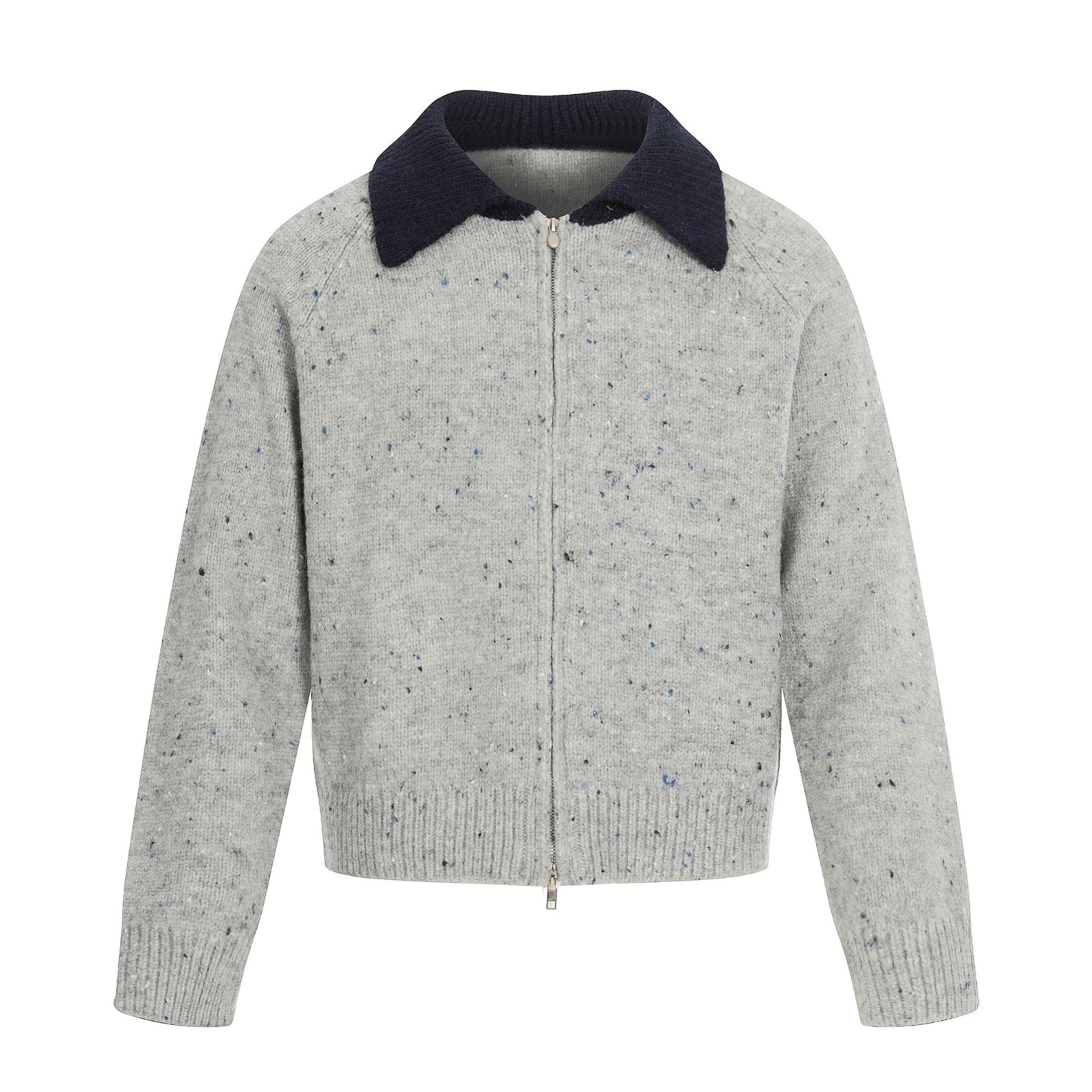 11KN dot wool knitted sweater