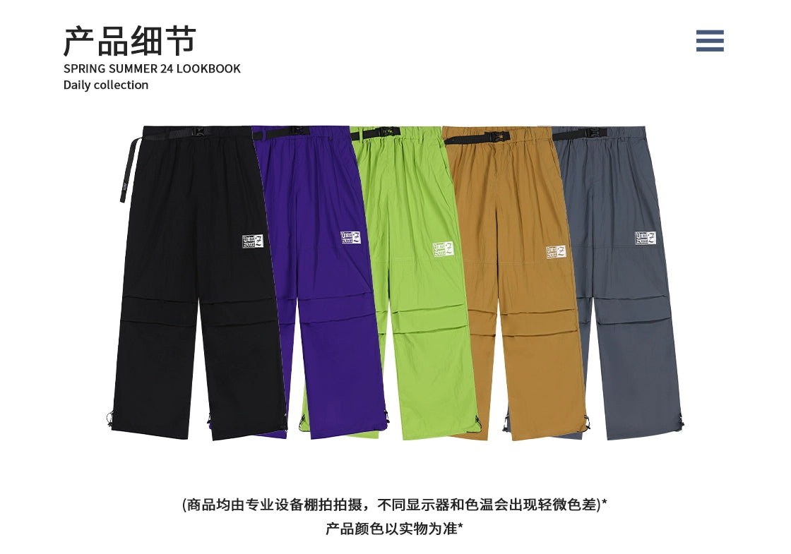 US Streamer Paratrooper Pants American Loose Casual Overalls