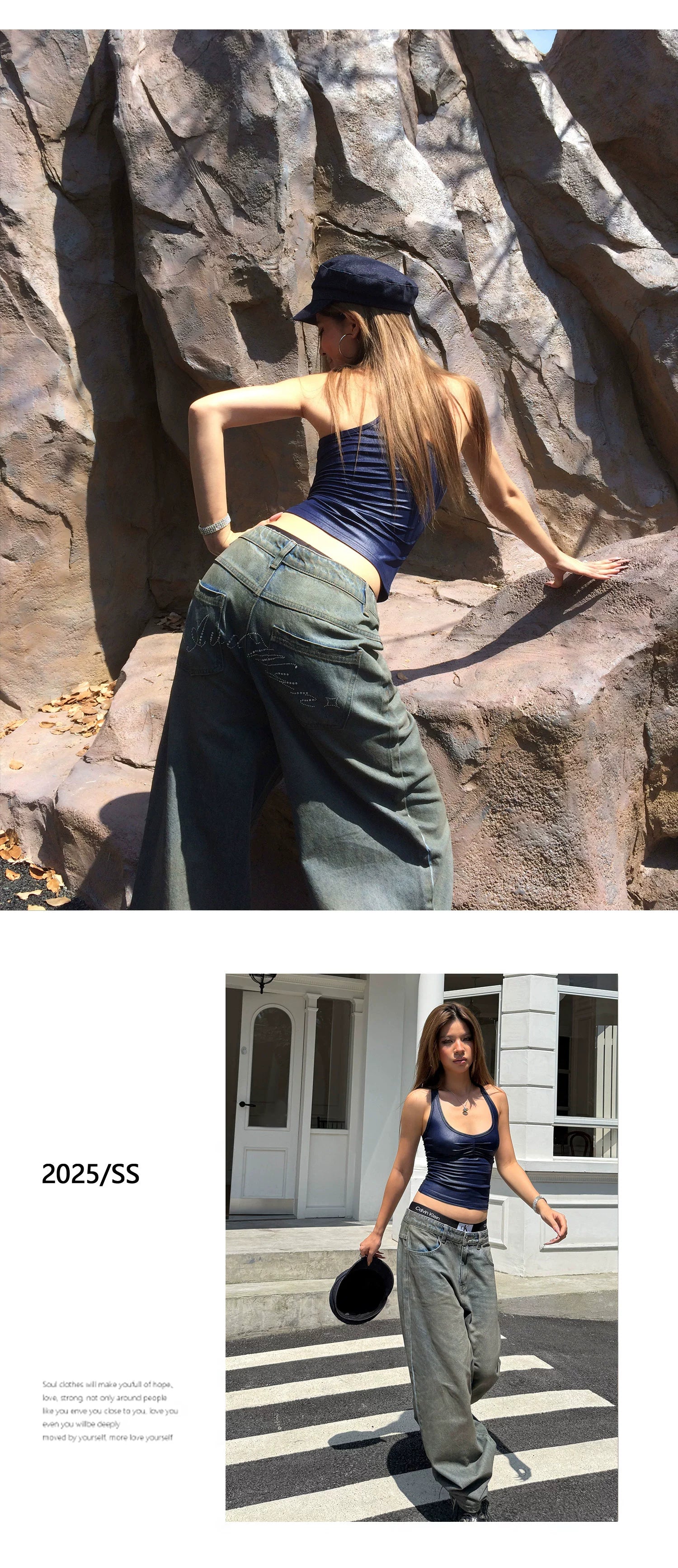 Audwyn Hot Diamond Dirty Old Jeans