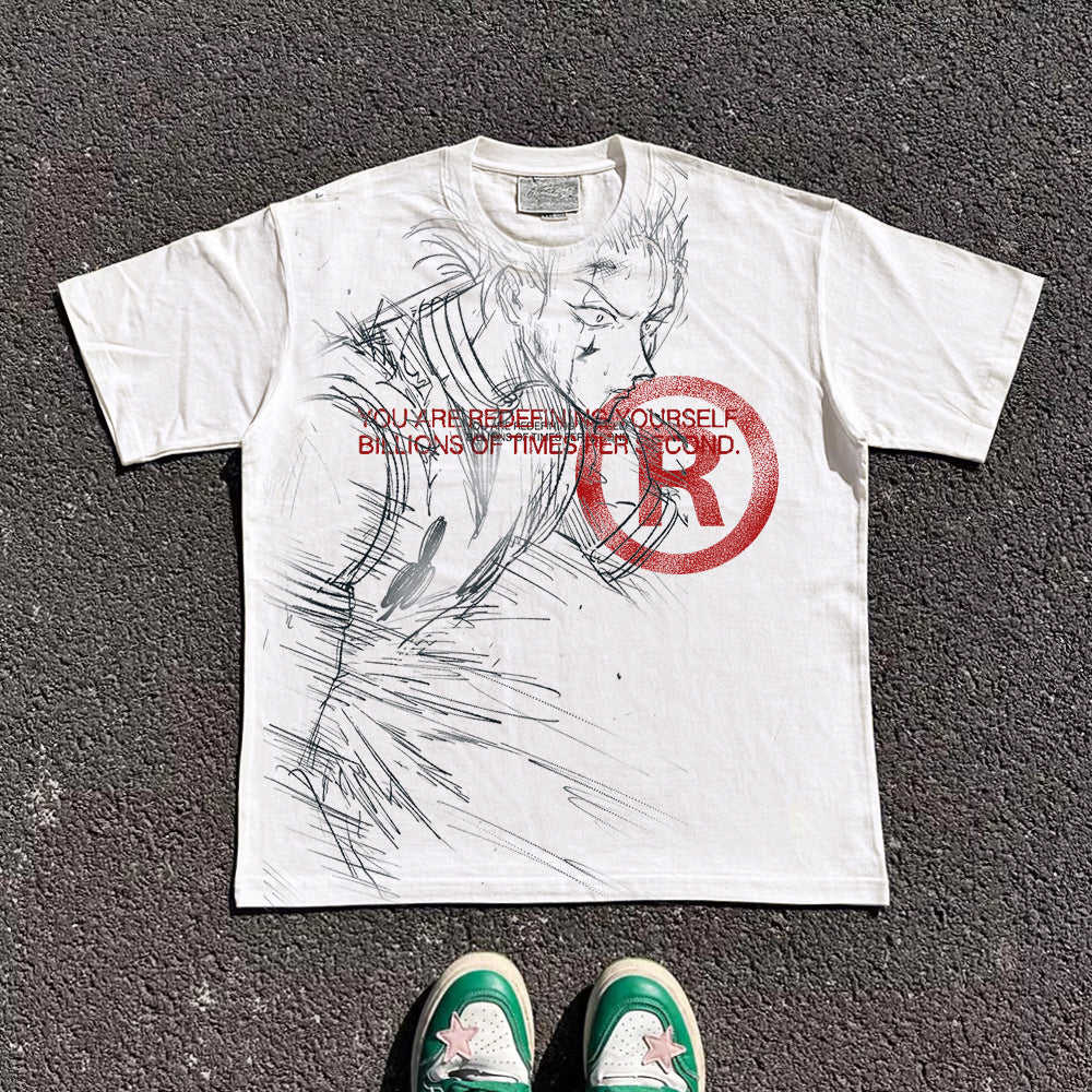 Wang Youbing Studio! HISOKA 260g 100% Cotton Tee