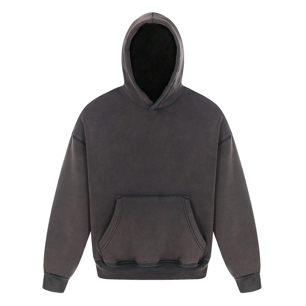 MMBBT Washed Old Fleece Heavy Hooded Sweater