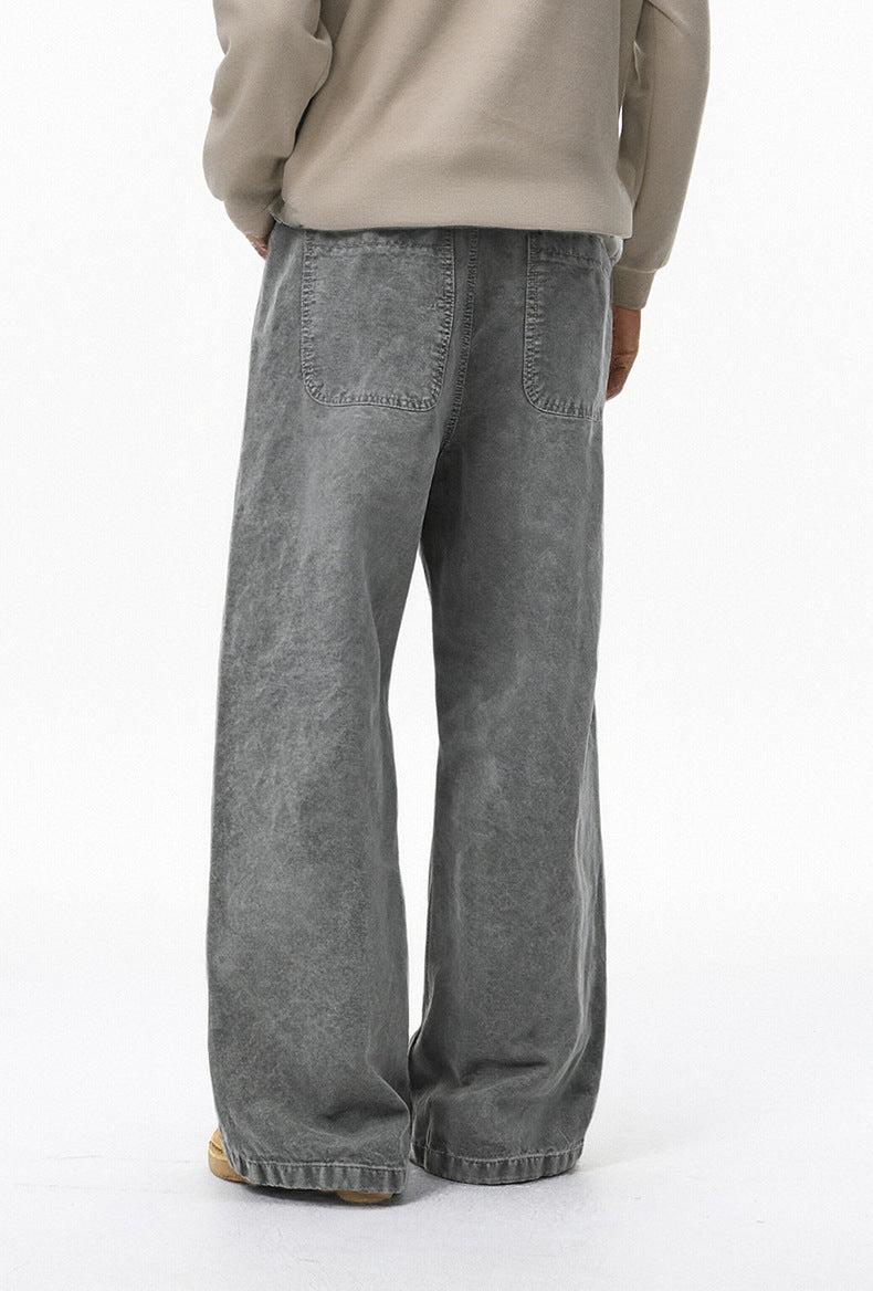 Inflation Splash Ink Retro Tooling Casual Pants