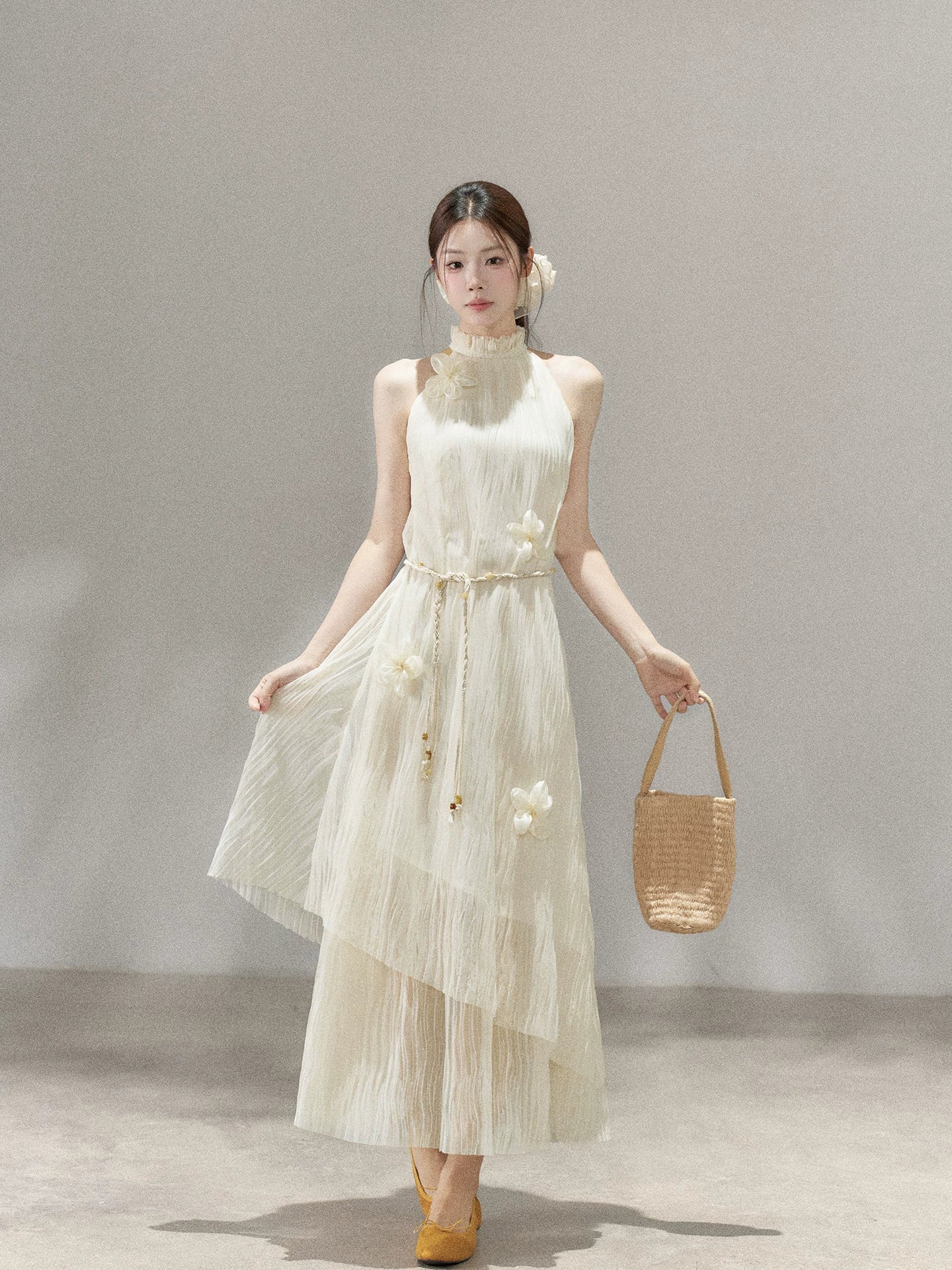 Wildberry Waist Sleeveless Dress
