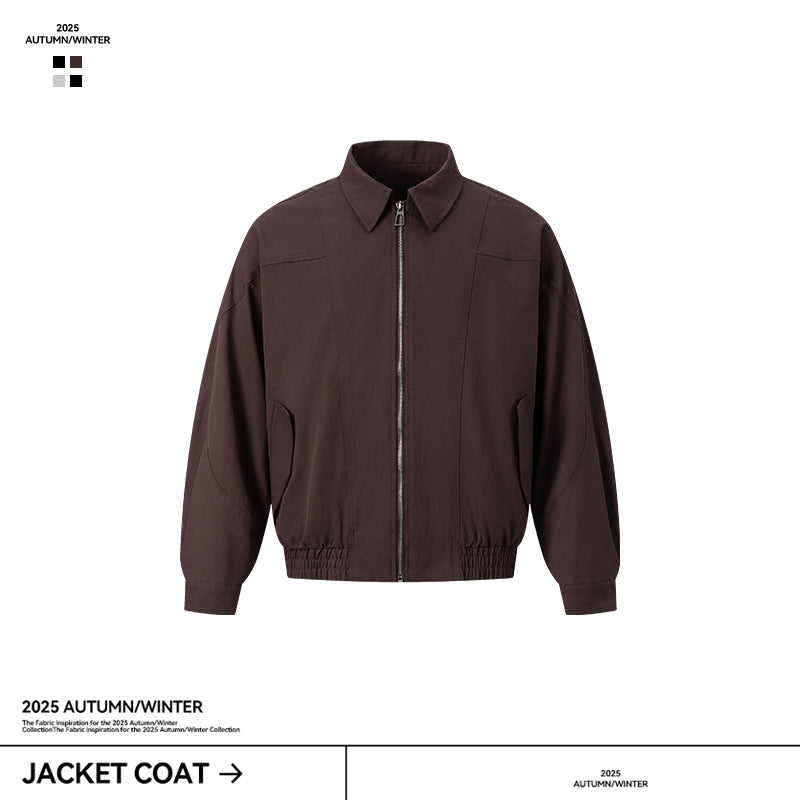 UNF Stand-up Collar Jacket Versatile Loose Coat