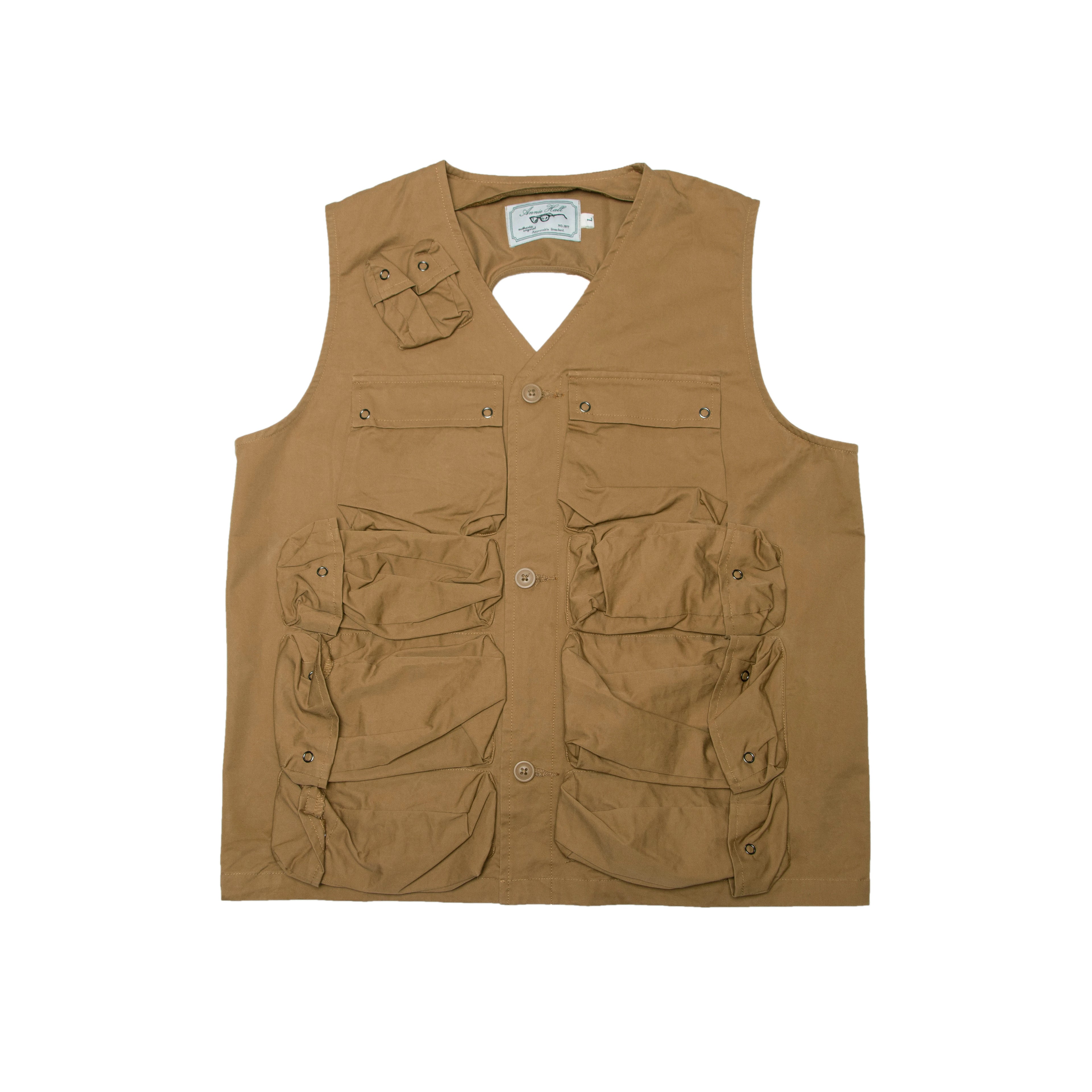 Anniehall Multi-Bag Outdoor Lace-Up Vest