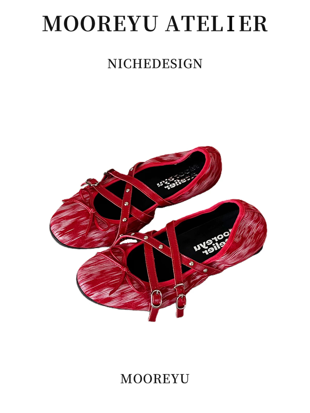 Mooreyu Shallow Mouth Flat Bottom Cross with Round Head Single Shoe