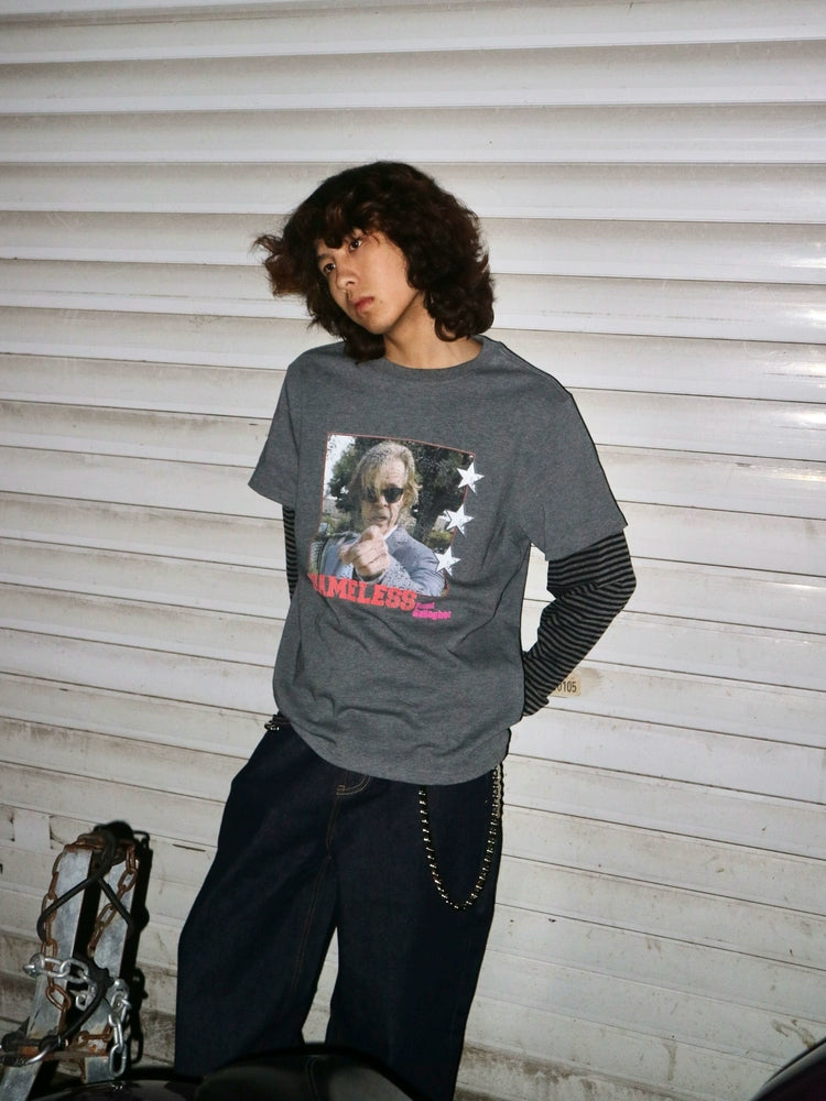 OXXO Retro Stitching Fake Two-piece Striped Long Sleeve