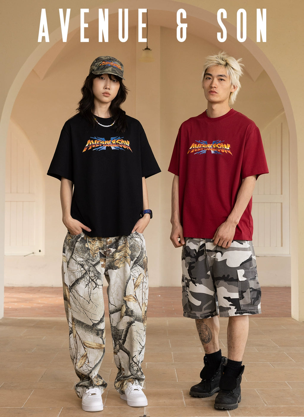 AVENUESON Street Fighter Style Theme Font Tee