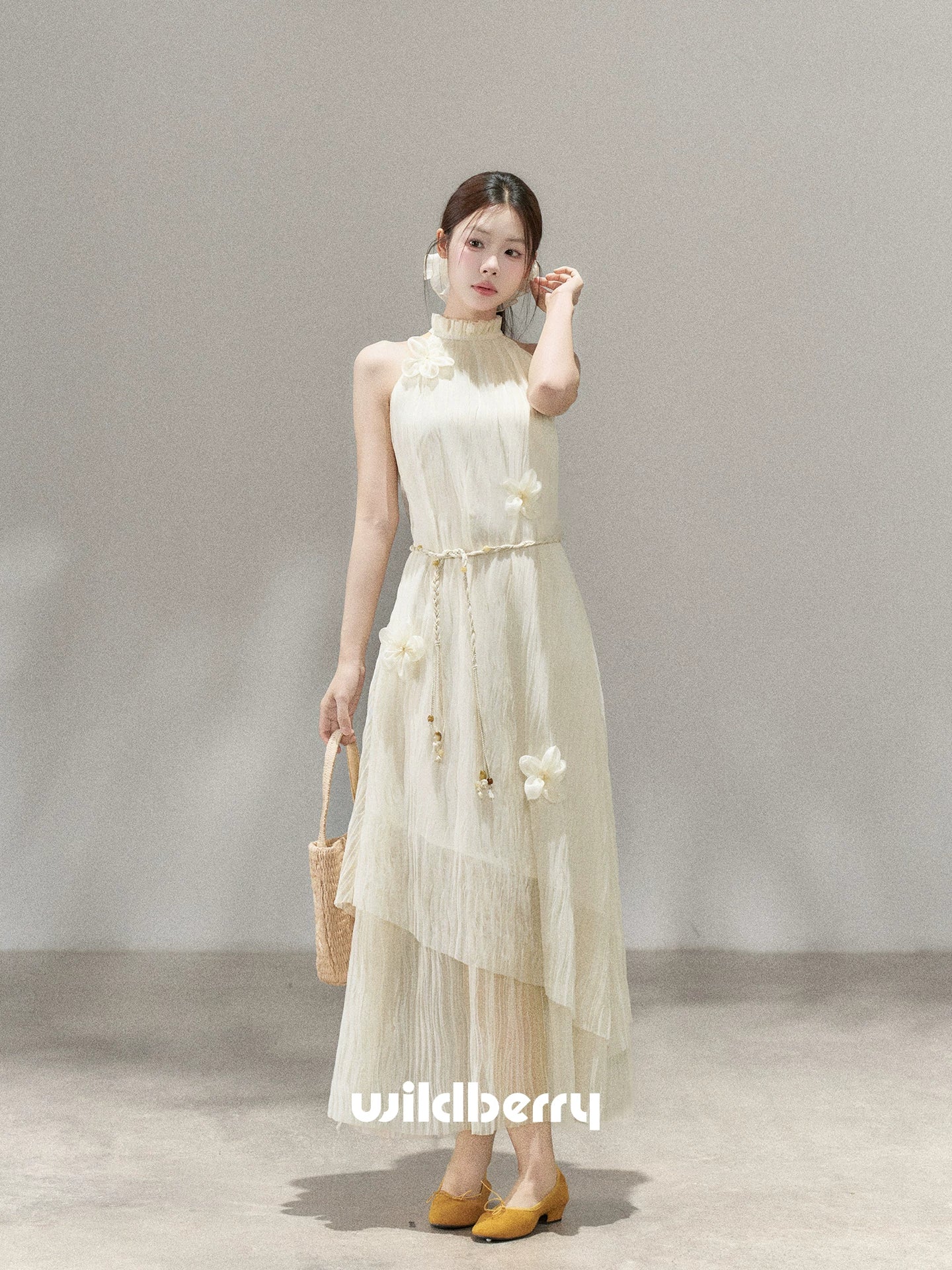 Wildberry Waist Sleeveless Dress