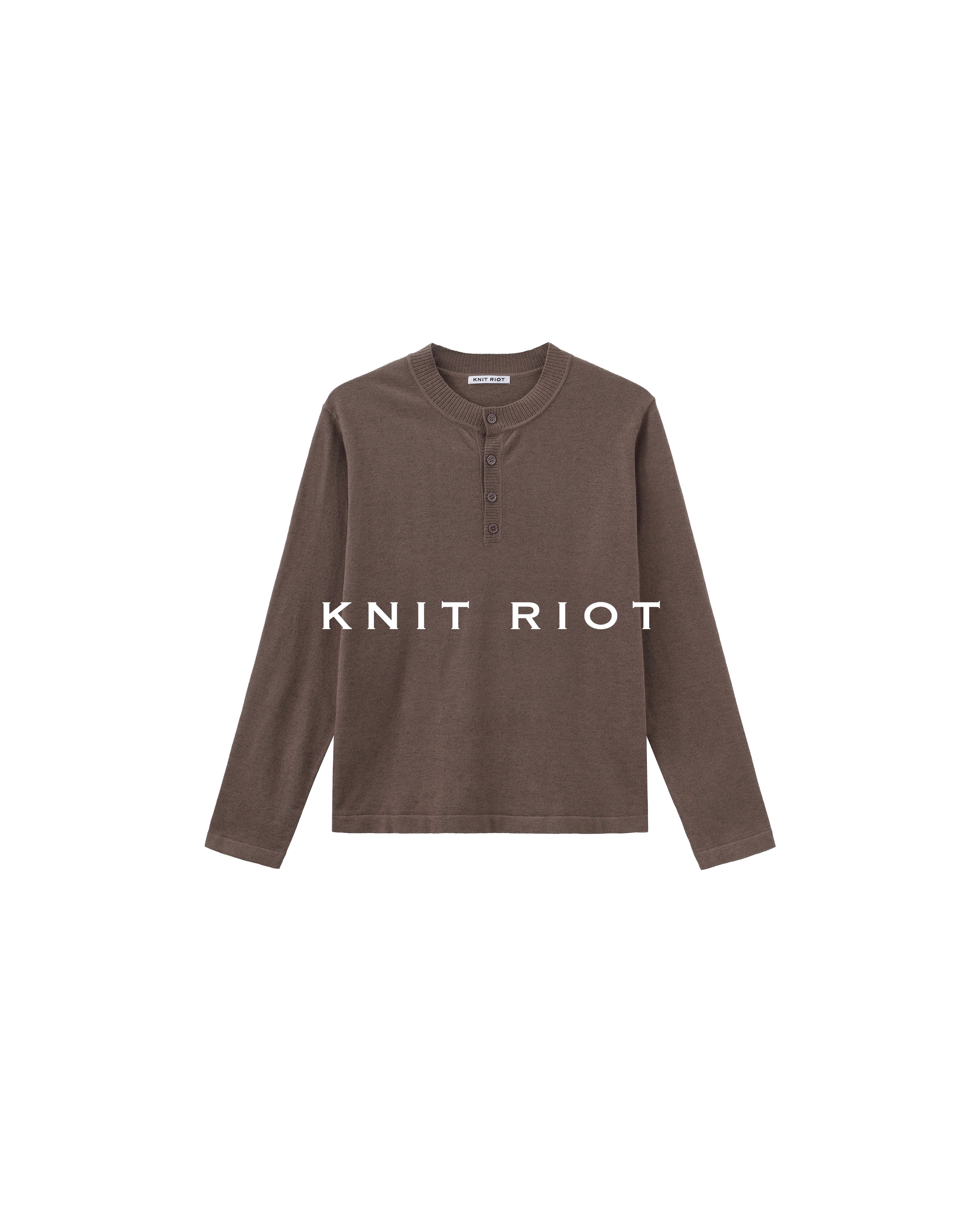 KNITRIOT Simple Skin-friendly Bottoming Long-sleeved Knitted Sweater