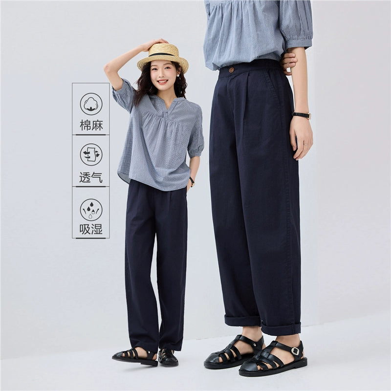 Giordano Pleated Semi-elastic Waist Slacks