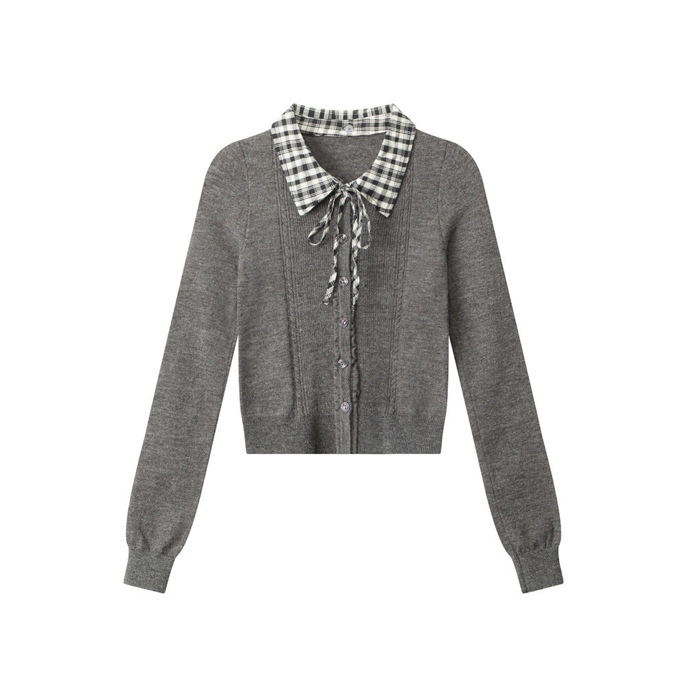 Nariele Korean Small Fragrant Cardigan Long Sleeve