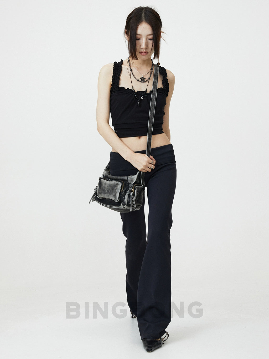 BINGBONG Retro Slack Niche Design Messenger Bag