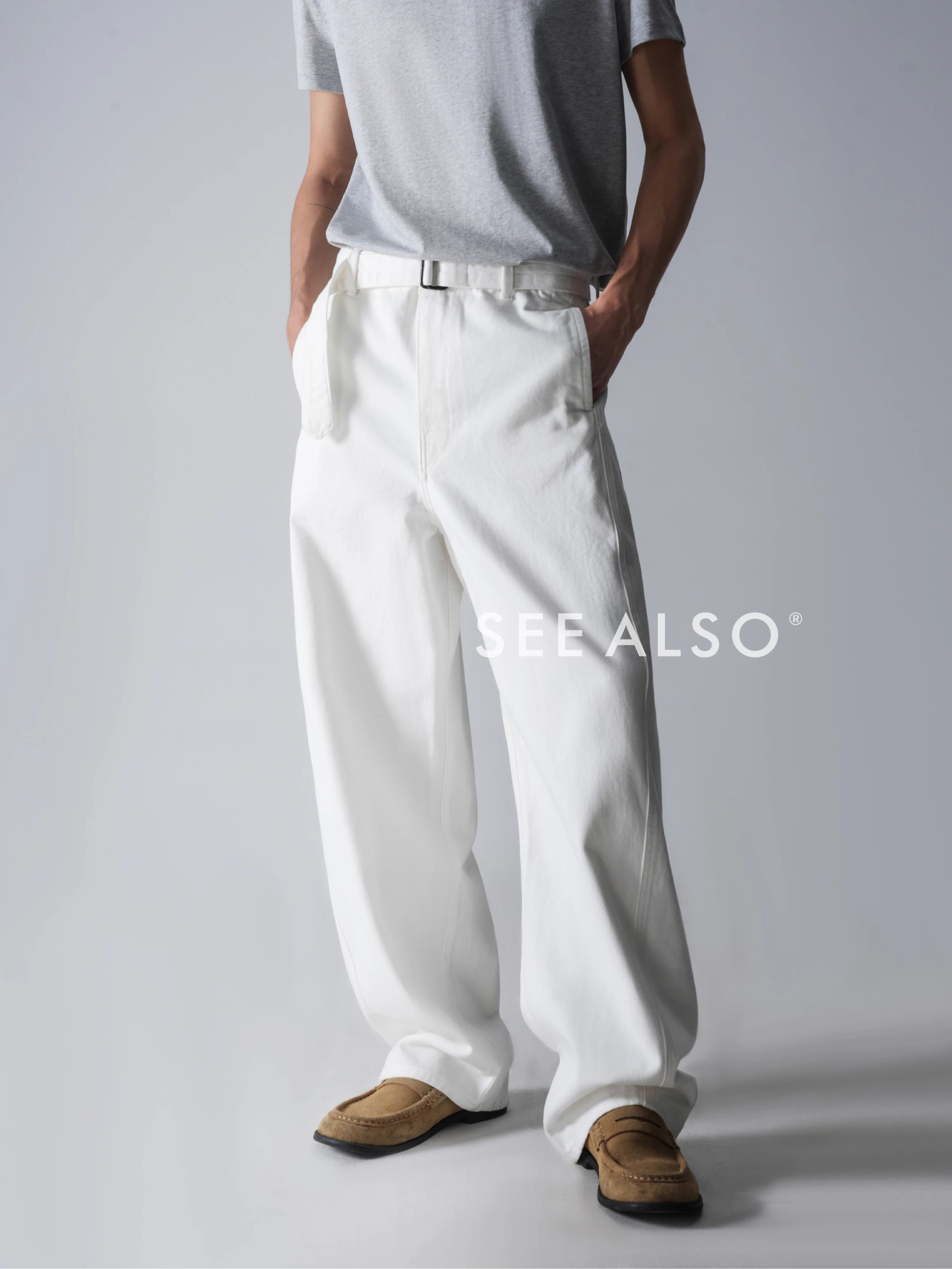 SEE ALSO Vintage Straight Wide Leg Loose Jeans