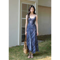 TYANG Waist Mesh Suspender Dress