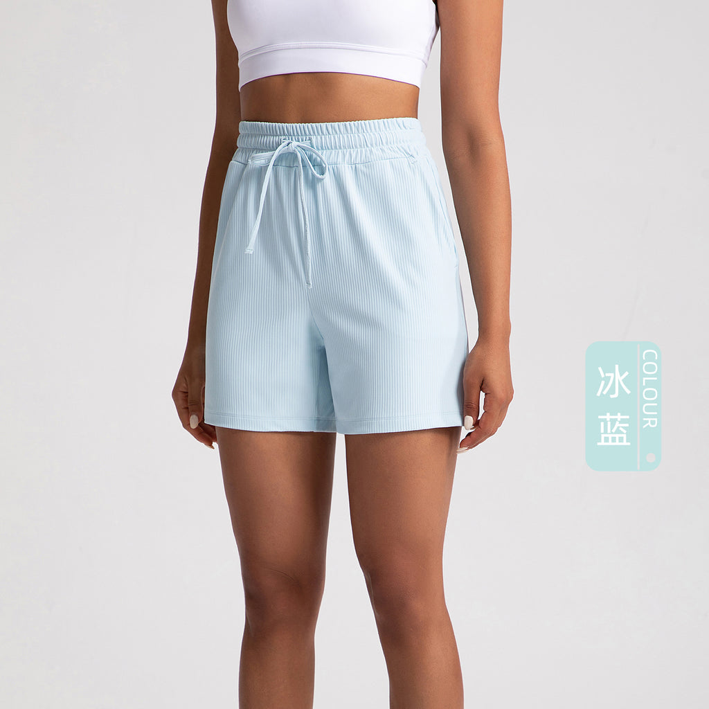 Athena Lulu High Waist Belly Skinny Yoga Shorts