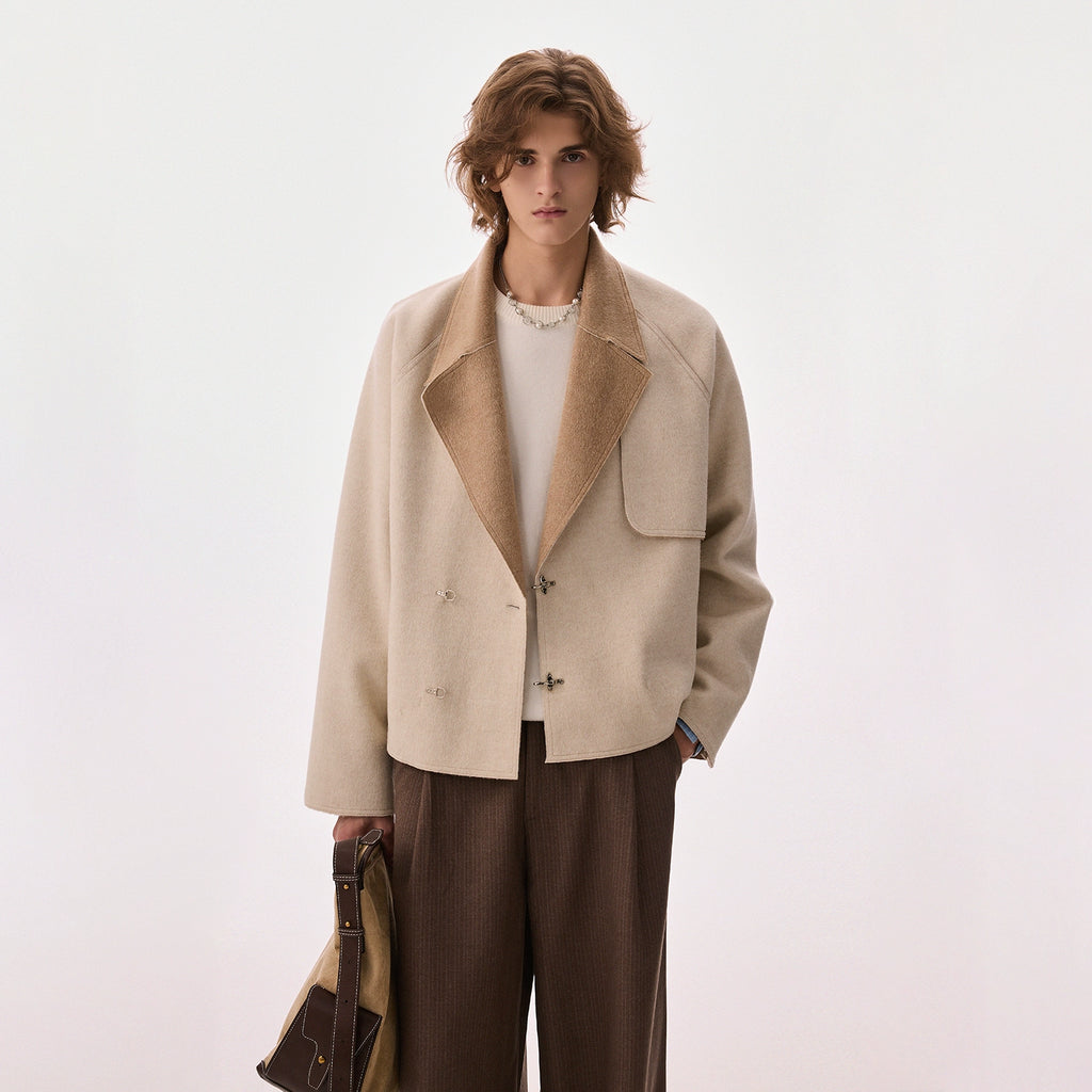 CHOR Premium Retro Short Double-sided Woolen Jacket