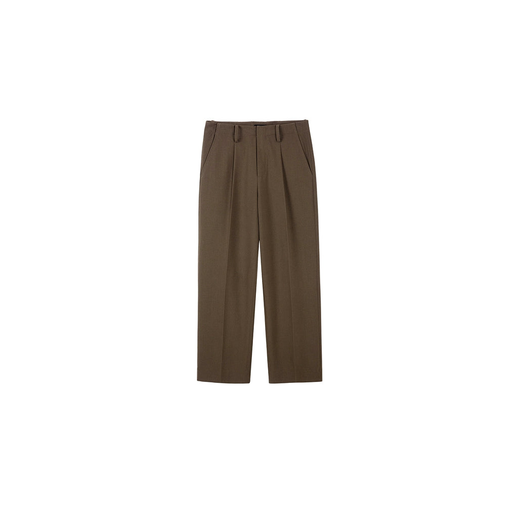 PLUS NO LOGO Commuter Loose Straight Trousers