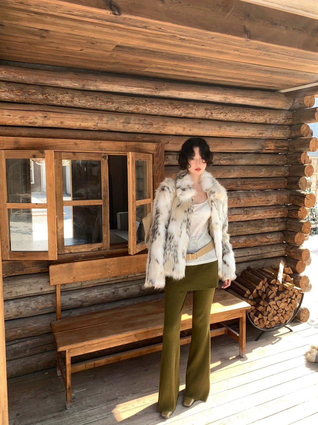 KELIFAN Eco-friendly Fur Coat